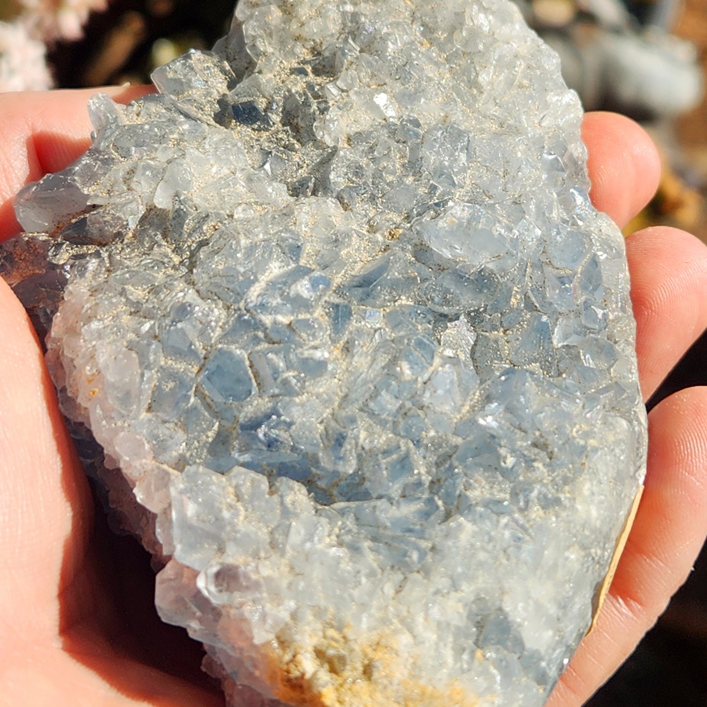 Celestite Cluster