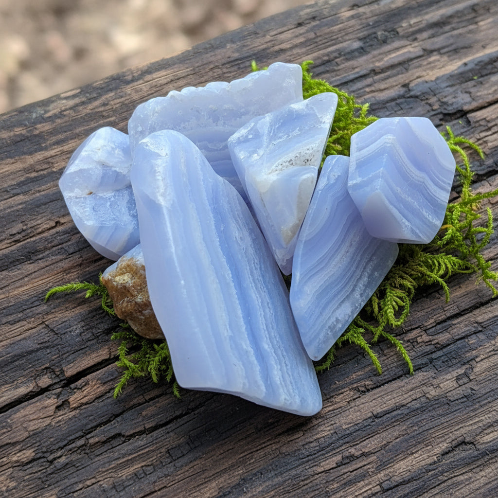 Blue Lace Agate Tumbles