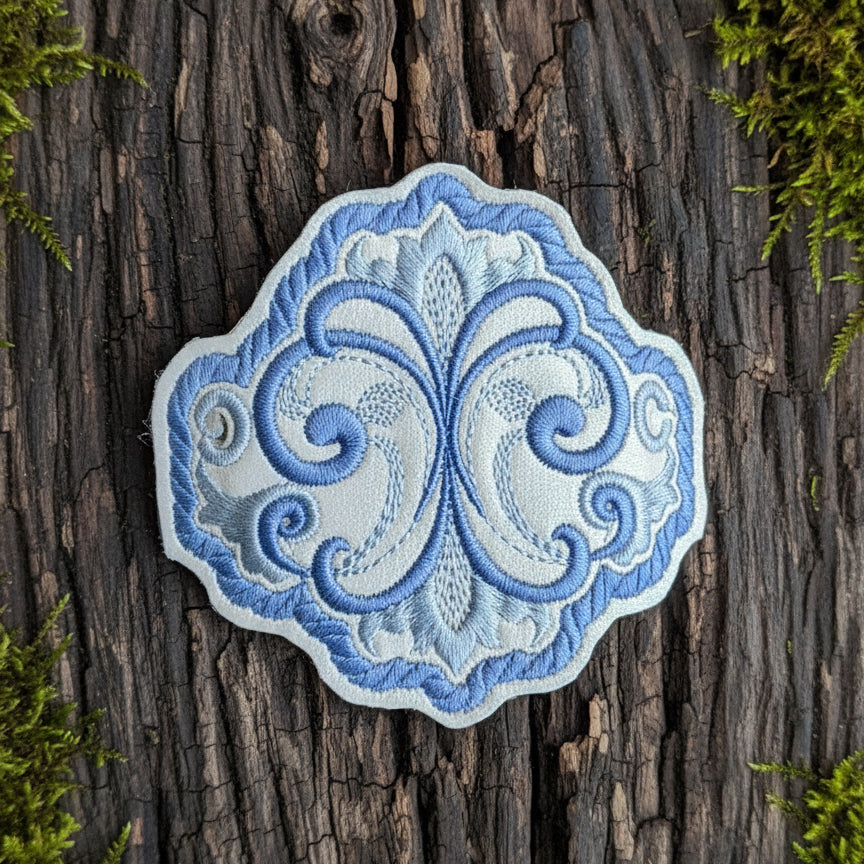 Hair Holder - Floral Filigree #3