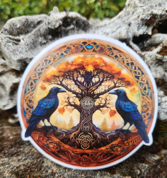 Ravens Fall Sticker