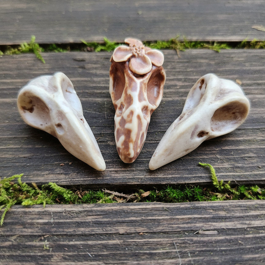 Raven Ceramic Pendant