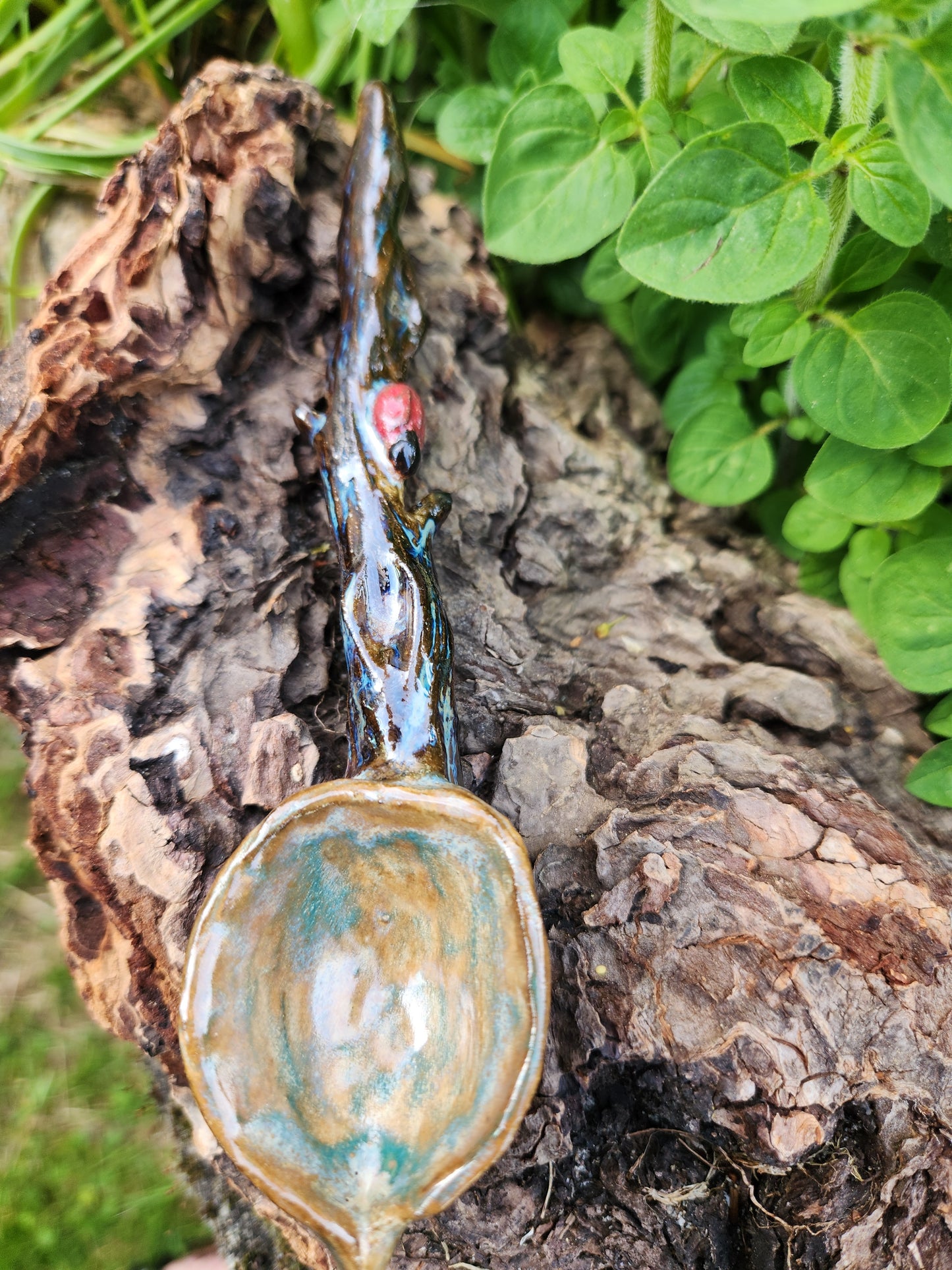 Large Ceramic spoons - Leaves