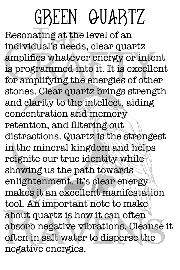 بطاقات معلومات كريستالية، صغيرة مفردة