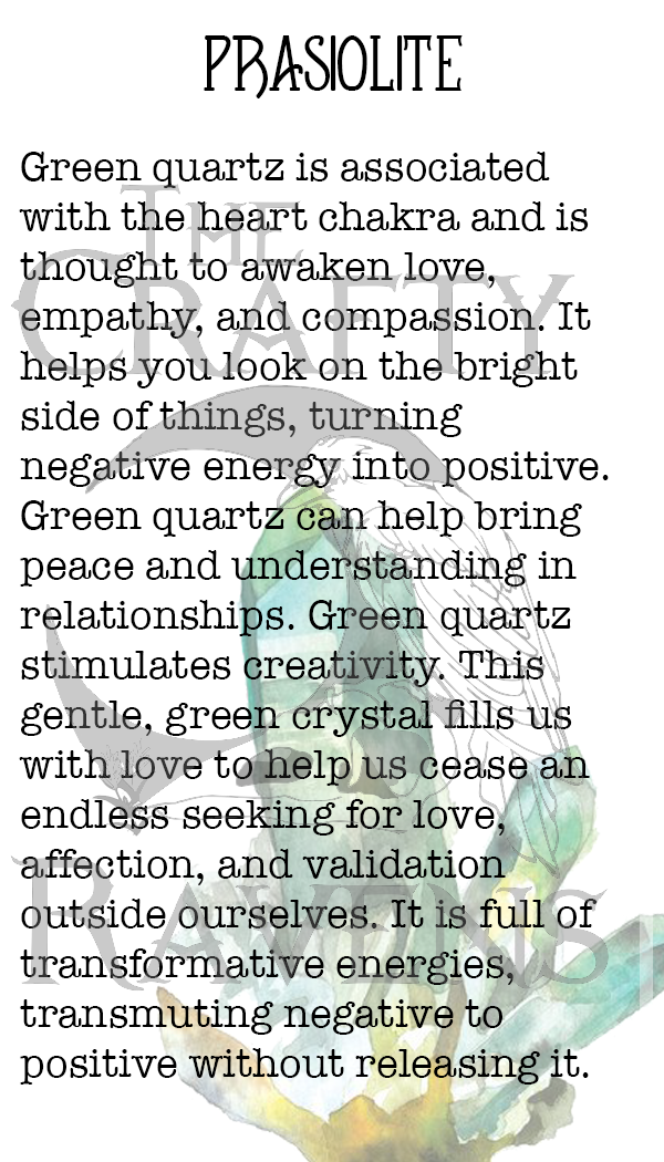 بطاقات معلومات كريستالية، صغيرة مفردة