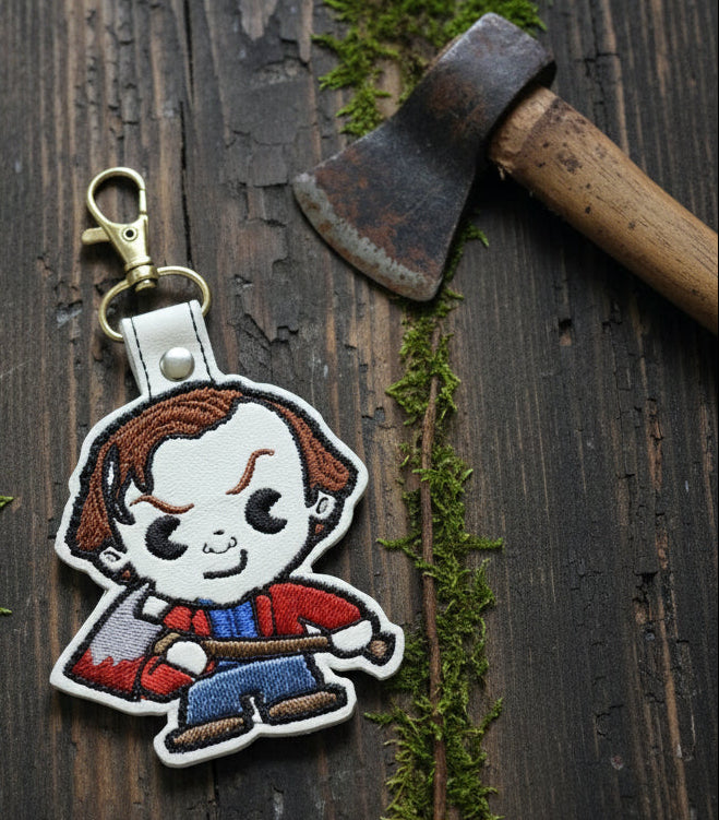 Keychain - Angry Killer Doll