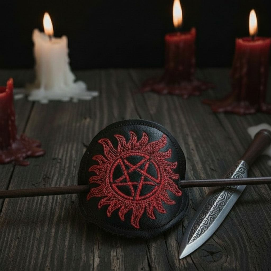 Hair Holder - Demon Hunting Brothers Symbol