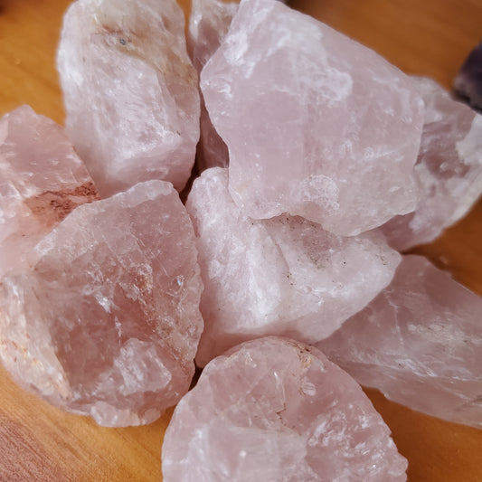 Raw Rose Quartz