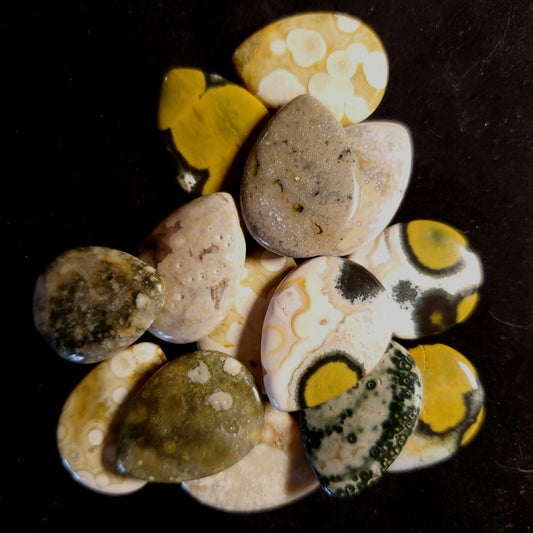 Ocean Jasper Teardrops