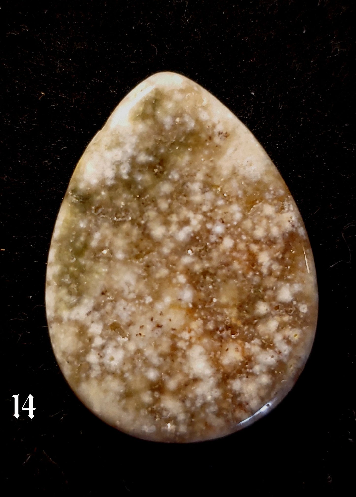 Ocean Jasper Teardrops