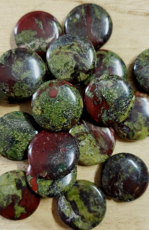 Dragon's Blood Jasper Coin