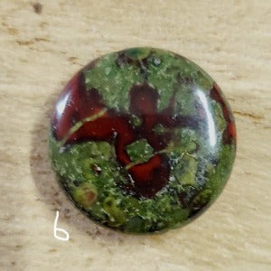 Dragon's Blood Jasper Coin