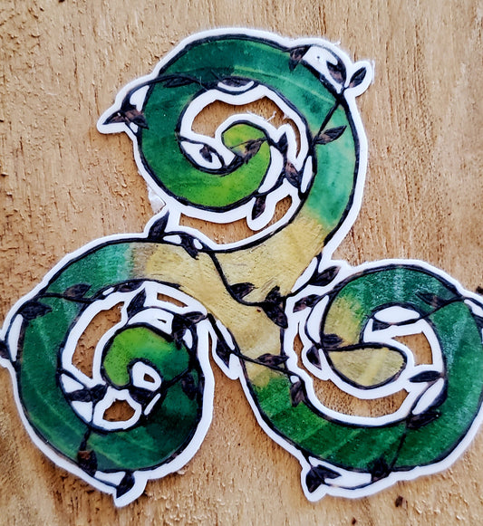 Triskel Vine Sticker