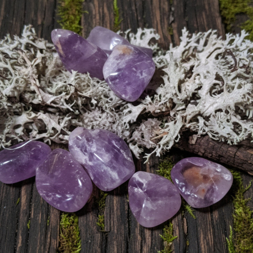 Lavender Amethyst Tumbles