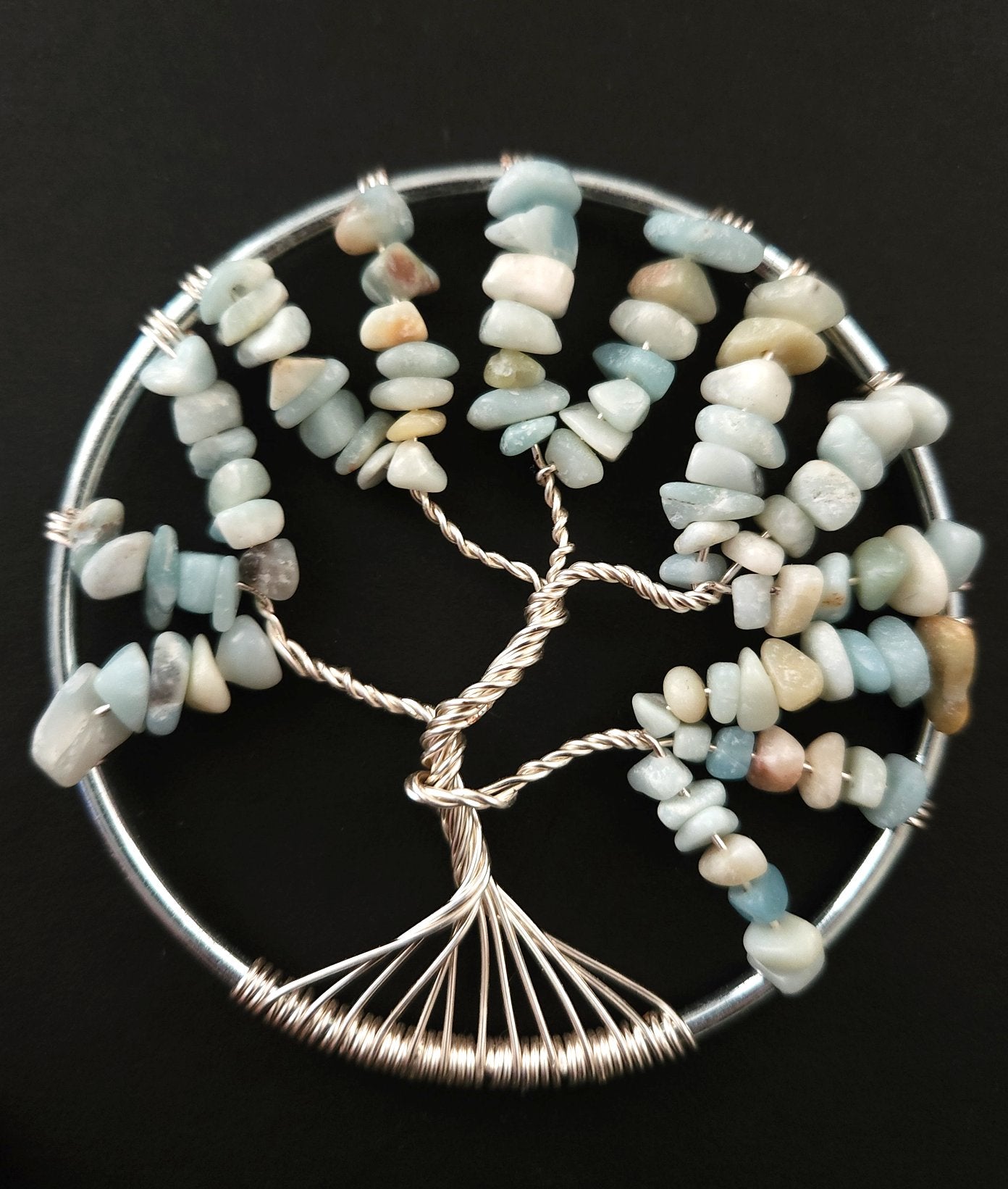 Amazonite Tree of Life Suncatcher