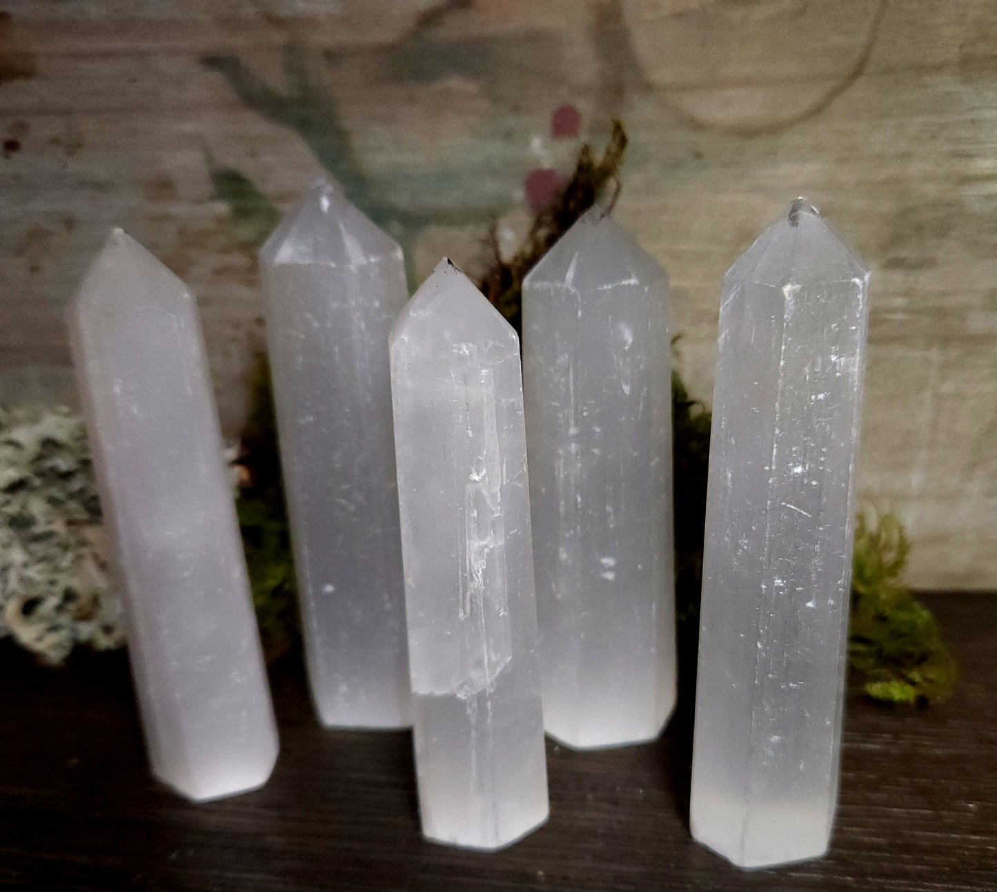 Selenite Towers 3"