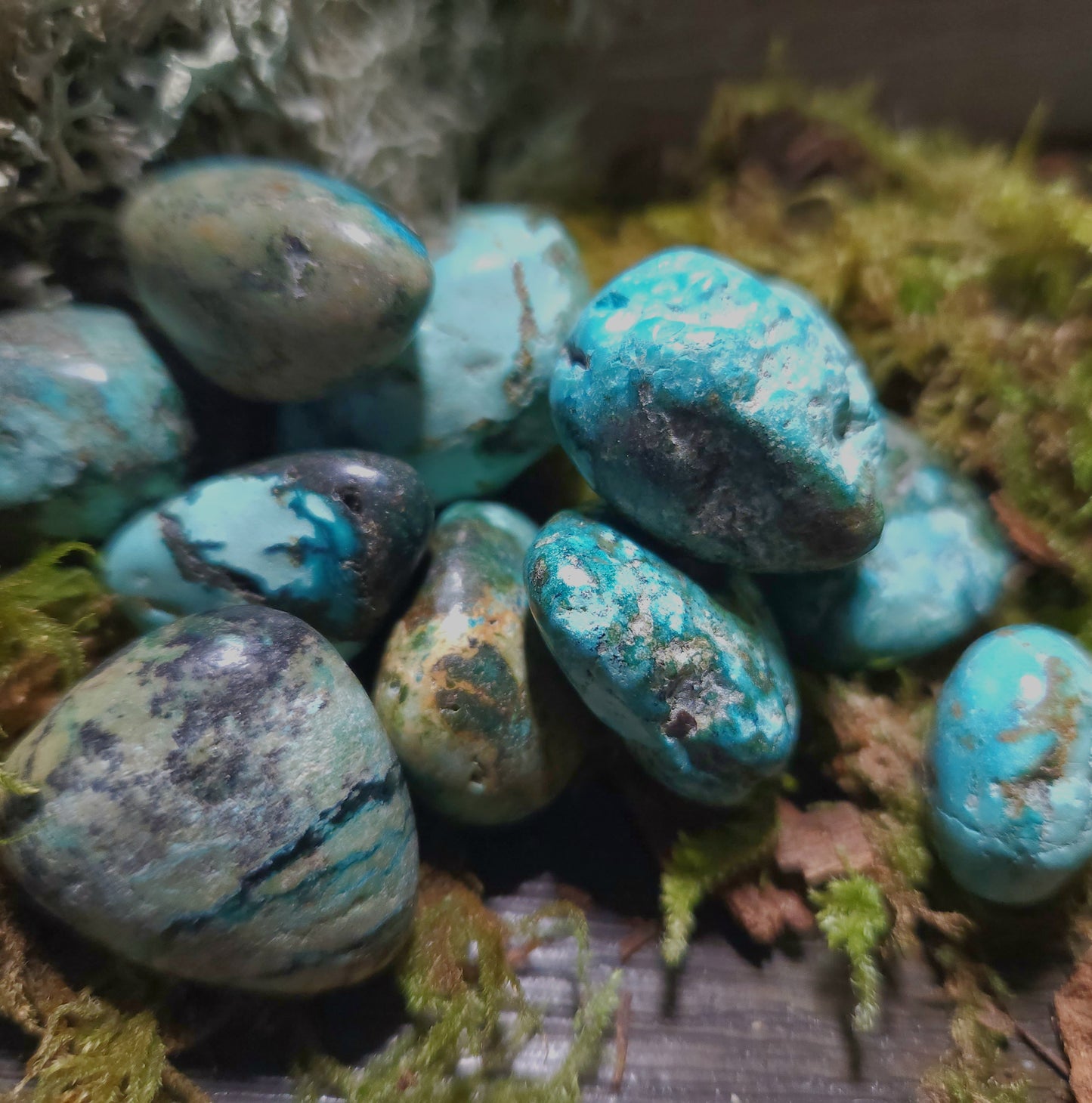 Turquoise Tumbles