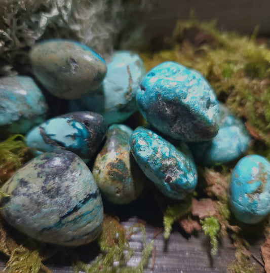 Turquoise Tumbles