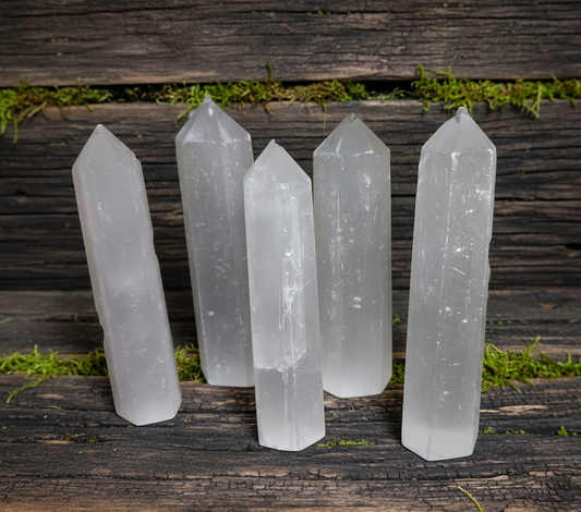 Selenite Towers 3"
