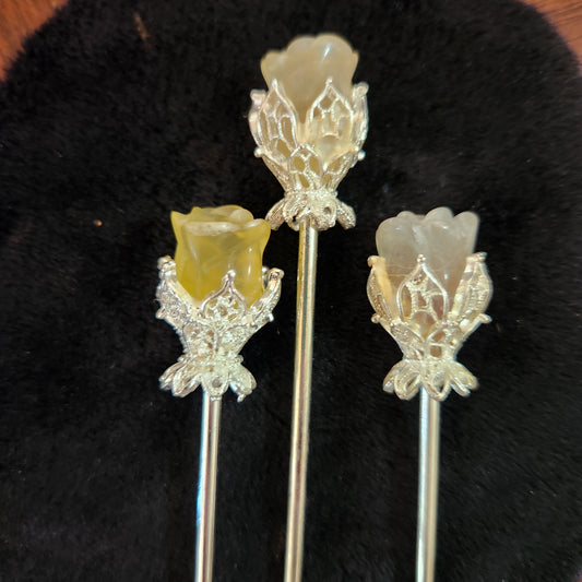 Fluorite Hair Stick