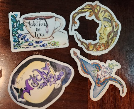 4 Pack of Stickers