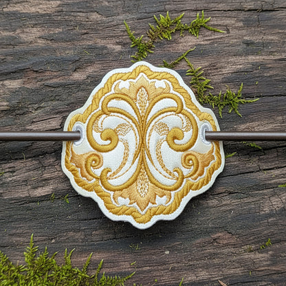 Hair Holder - Floral Filigree #3