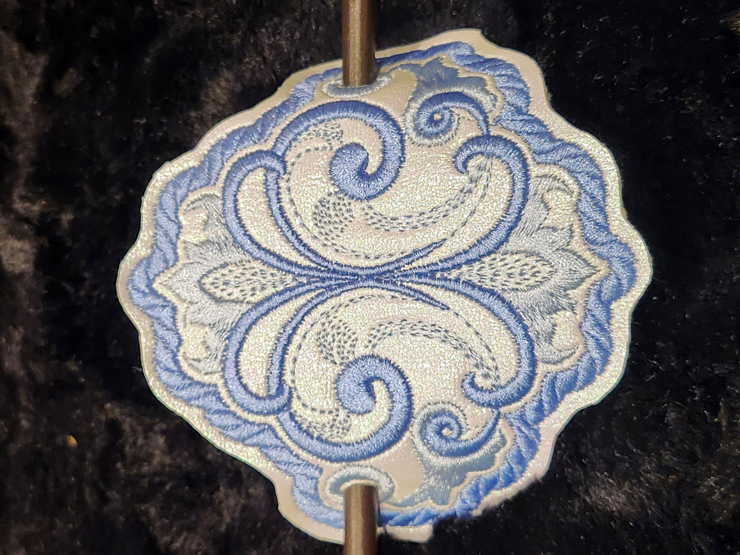 Hair Holder - Floral Filigree #3