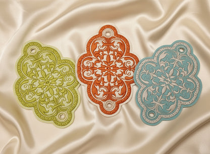 Hair Holder - Floral Filigree #1