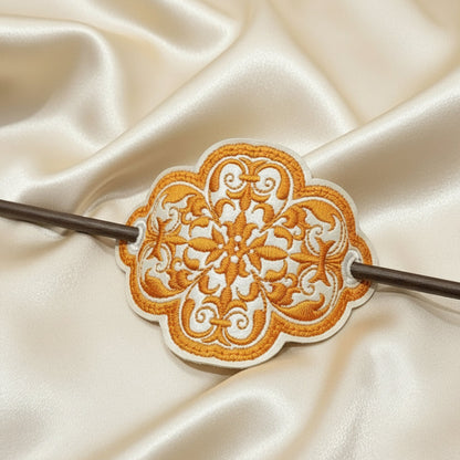 Hair Holder - Floral Filigree #1