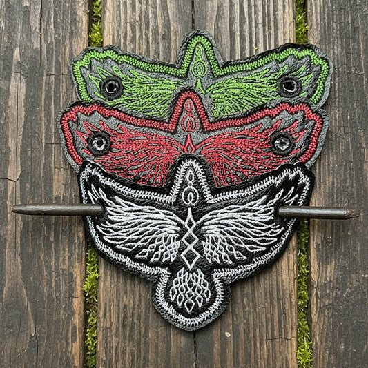 Hair Holder - Celtic Raven