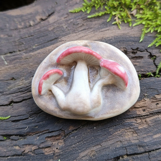Mushroom Ceramic Pendant