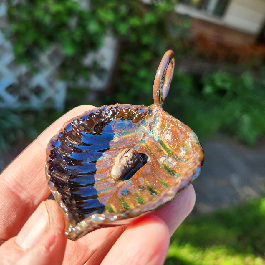 Small Leaf Incense Burner
