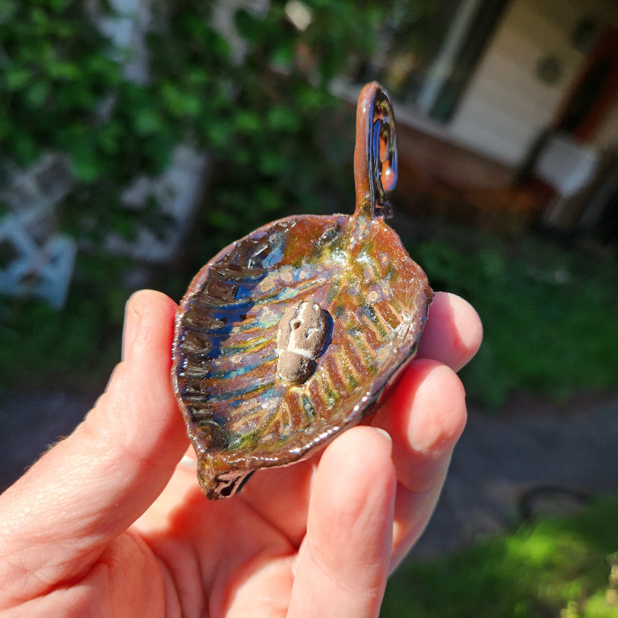 Small Leaf Incense Burner