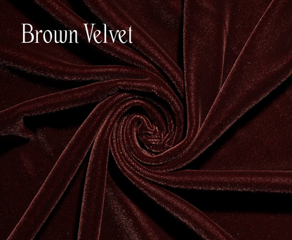 Velvet Cloak with Satin Lining Mid Length (Knees)