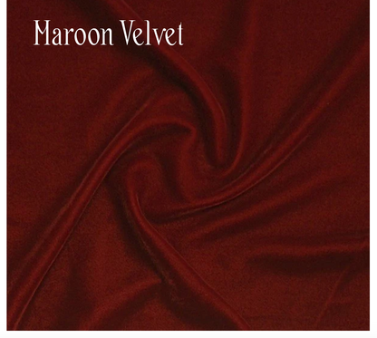 Velvet Cloak with Satin Lining Mid Length (Knees)