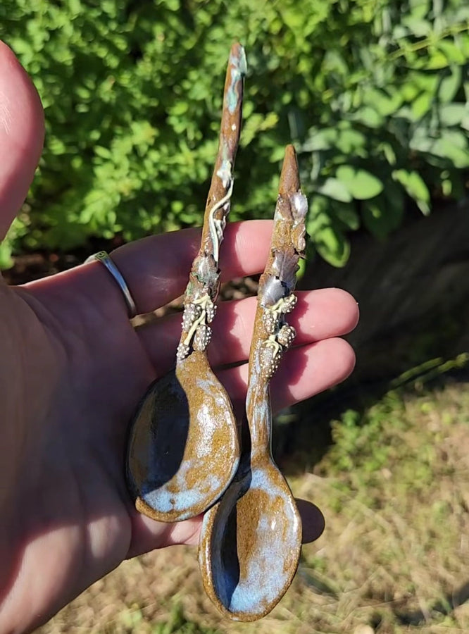 Ceramic spoons - Strawberries
