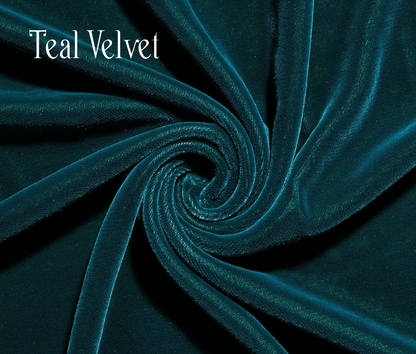 Velvet Cloak with Satin Lining Mid Length (Knees)