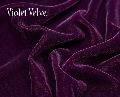 Velvet Cloak with Satin Lining Mid Length (Knees)