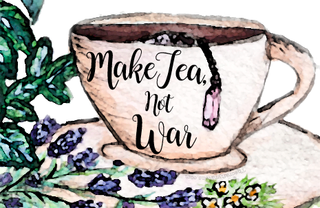 Make Tea Not War Sticker