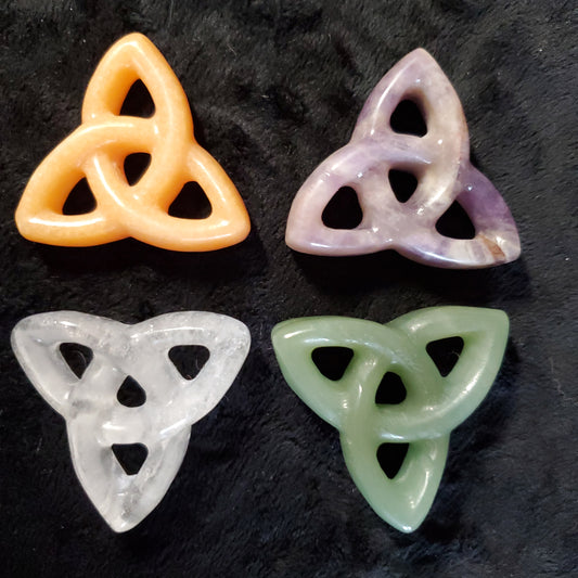 Crystal Triquetra Celtic Knot