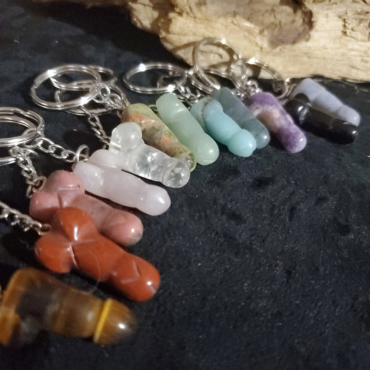 Crystal Peen Keychains