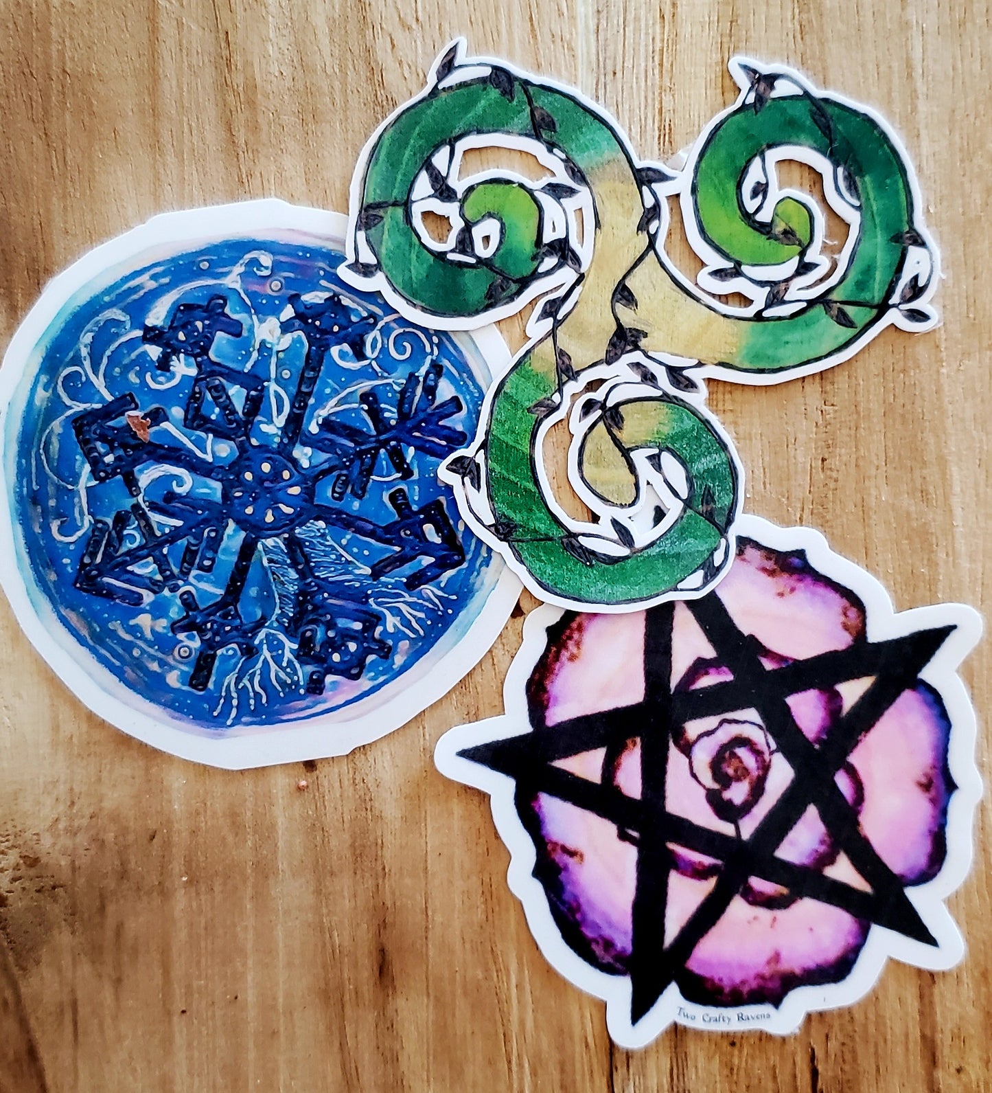 Set of 3 Pagan Stickers