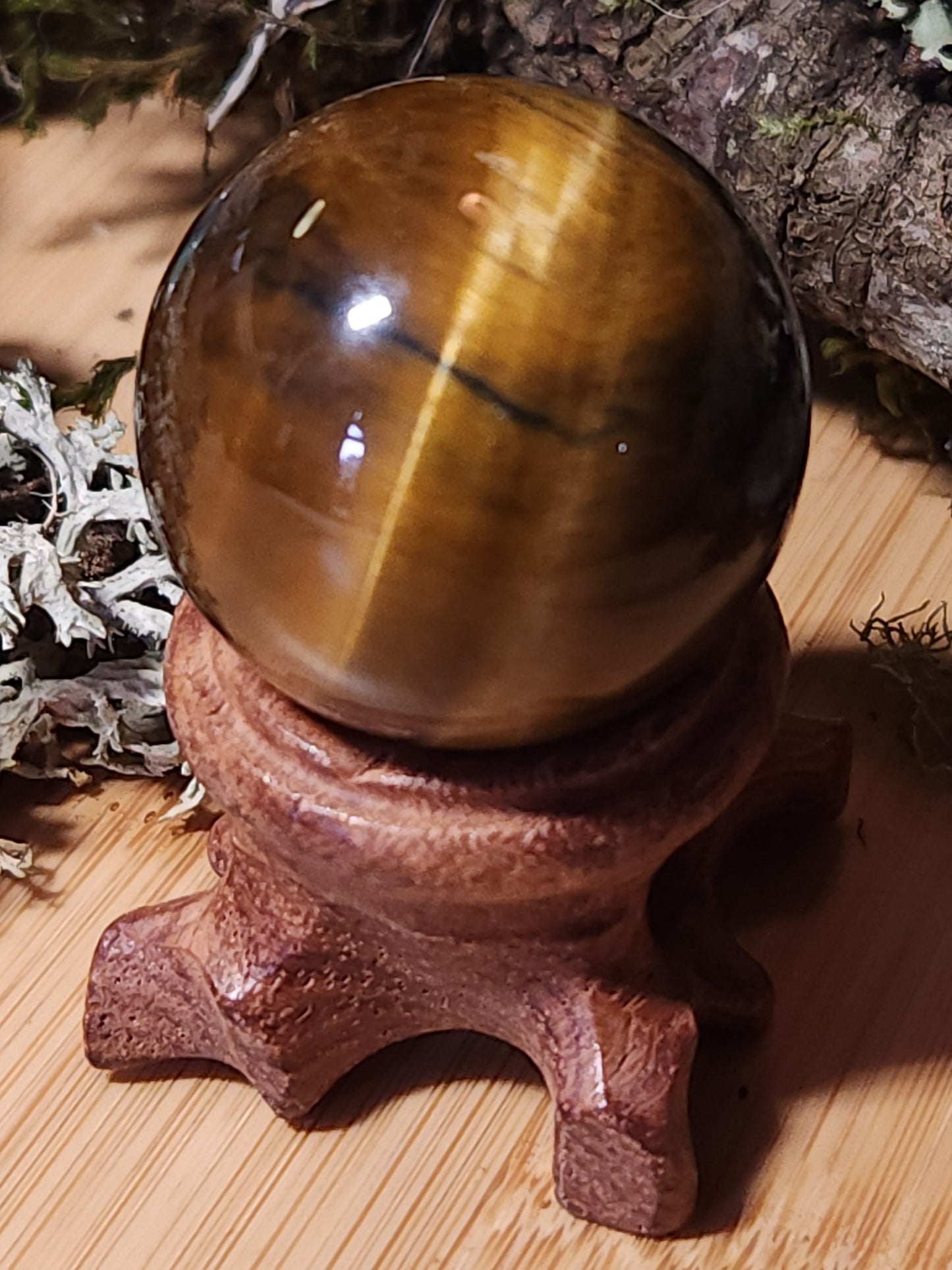 Tiger's Eye Mini Sphere