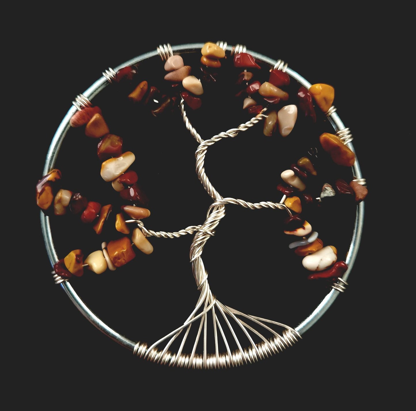 Mookaite Tree Of Life Suncatcher