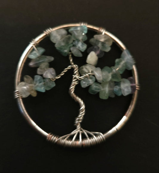 Fluorite Tree of Life Suncatcher